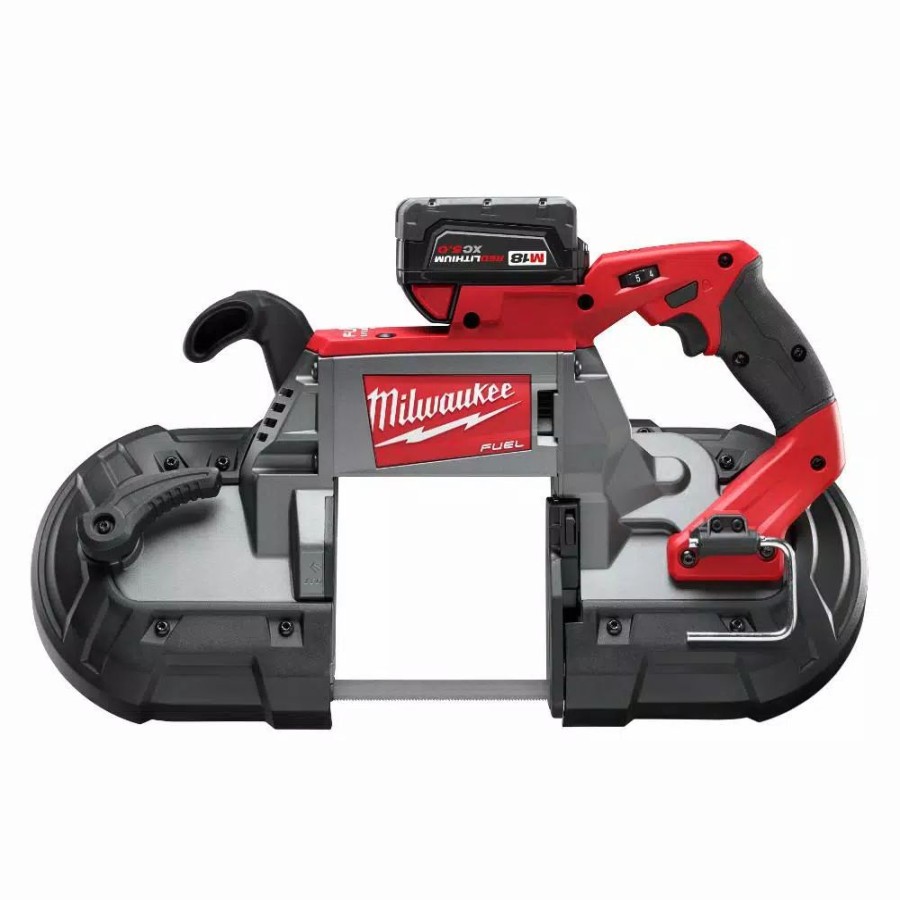 Power Tool Combo Kits * | Power Tool Combo Kits Milwaukee M18 Fuel 18-Volt Lithium-Ion Brushless Cordless Combo Kit (5-Tool) With M18 Fuel Deep Cut Band Saw