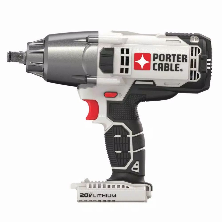 Impact Wrenches * | Impact Wrenches Porter-Cable 20-Volt Max Lithium-Ion Cordless 1/2 In. Impact Wrench (Tool-Only)