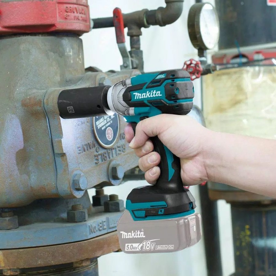 Impact Wrenches * | Impact Wrenches Makita 18- -Volt Lxt Lithium-Ion Brushless Cordless Xpt 3-Speed 1/2 In. Impact Wrench (Tool-Only)