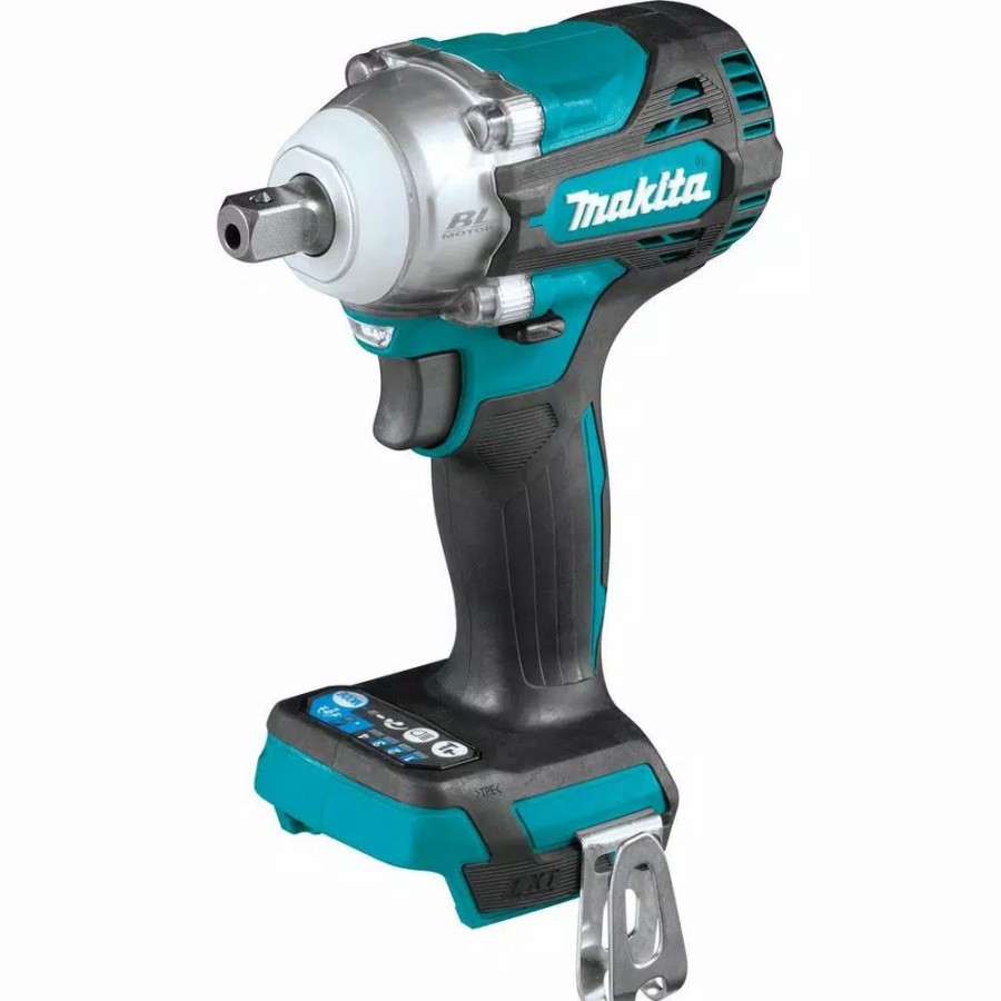 Impact Wrenches * | Impact Wrenches Makita 18-Volt Lxt Lithium-Ion Brushless Cordless 4-Speed 1/2 In. Impact Wrench With Detent Anvil (Tool-Only)