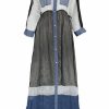 Dresses * | Edeline Lee (New) Mosaic Shirtdress