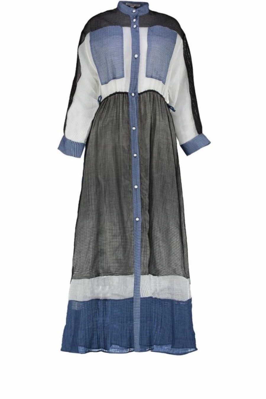 Dresses * | Edeline Lee (New) Mosaic Shirtdress