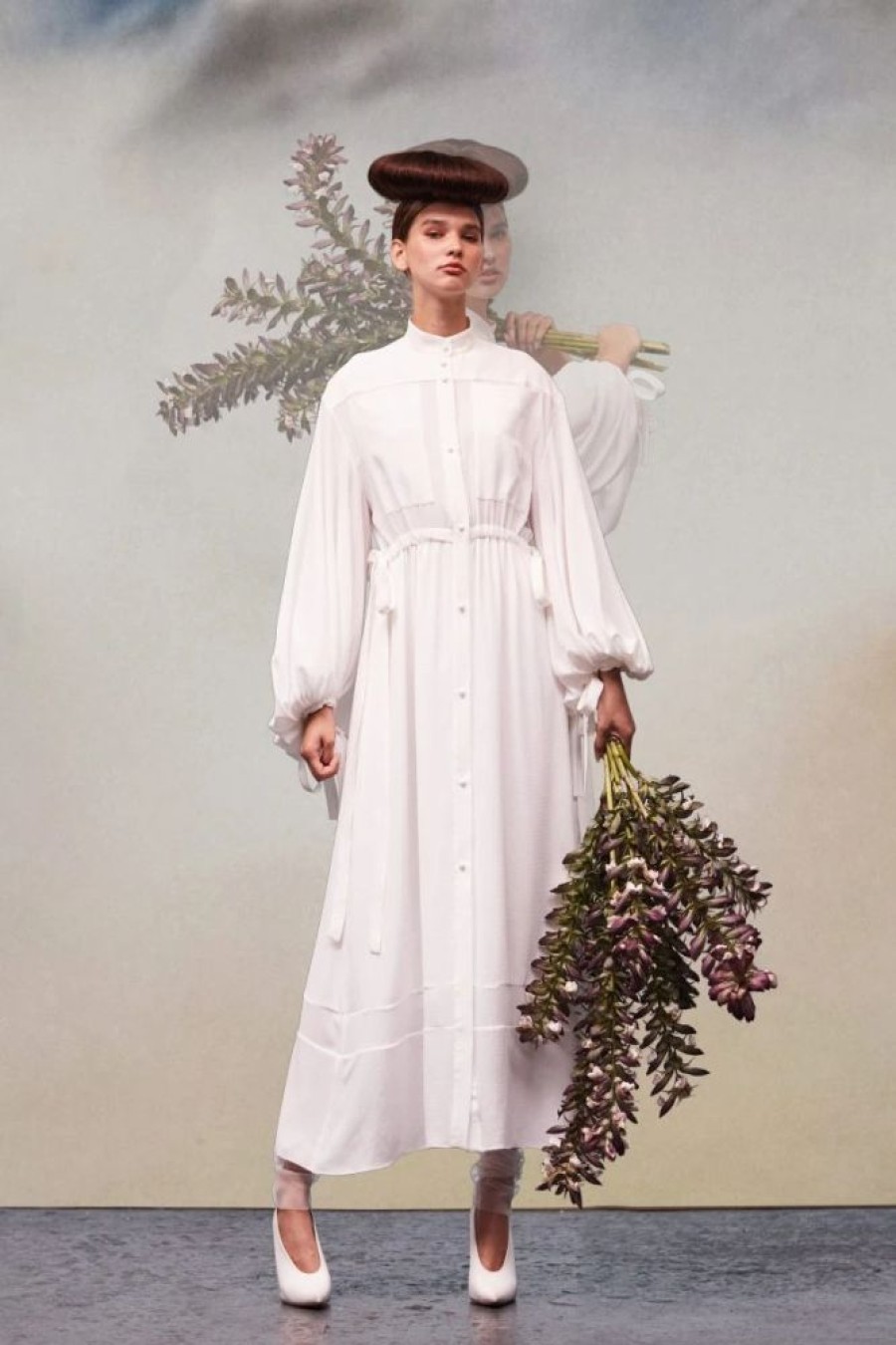 Dresses * | Edeline Lee (New) Celestial Shirtdress