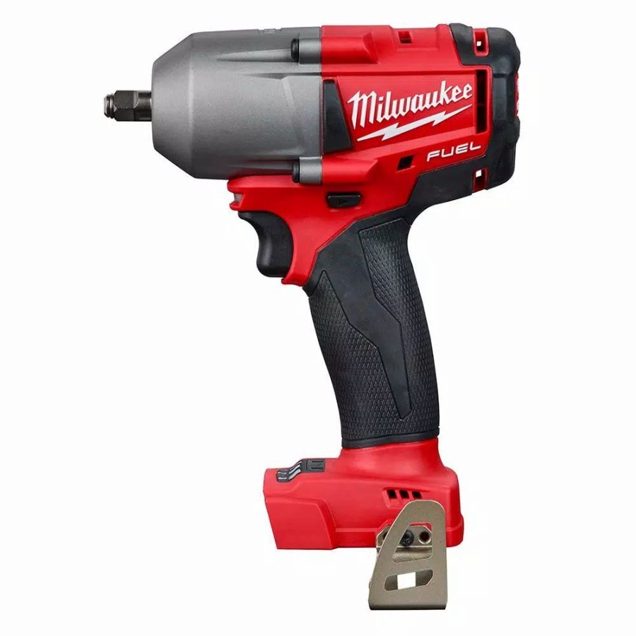 Impact Wrenches * | Impact Wrenches Milwaukee M18 Fuel 18-Volt Lithium-Ion Brushless Cordless Mid Torque 3/8 In. Impact Wrench With Friction Ring (Tool-Only)