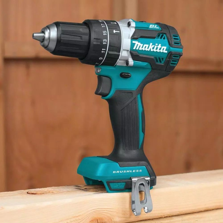 Power Tool Combo Kits * | Power Tool Combo Kits Makita 18V Lxt Brushless 1/4 In. Impact Driver, 1/2 In. Hammer Driver-Drill And Recipro Saw With Bonus 18V Lxt Starter Pack