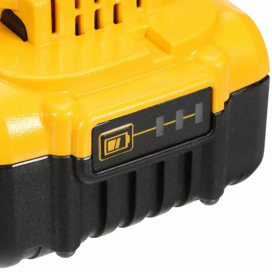 Impact Wrenches * | Impact Wrenches Dewalt 20-Volt Max Xr Cordless Brushless 7/16 In. High Torque Impact Wrench Quick Release Chuck & (3) 20-Volt 5.0Ah Batteries