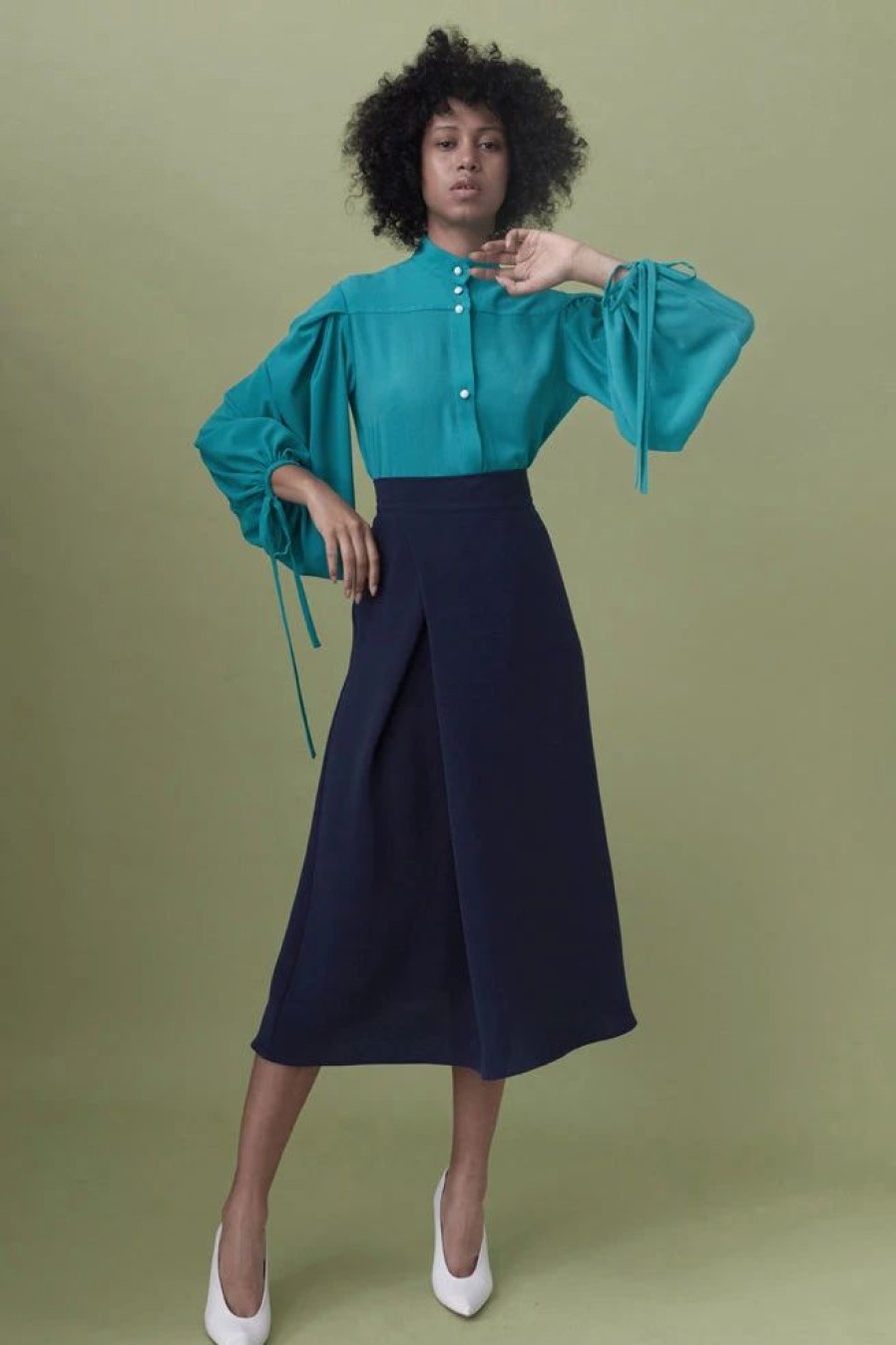 Skirts * | Edeline Lee (New) Plait Skirt