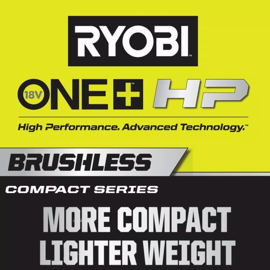 Power Tool Combo Kits * | Power Tool Combo Kits Ryobi One+ Hp 18V Brushless Cordless Compact 2-Tool Combo Kit With One-Handed Reciprocating Saw And Cut-Off Tool (Tools Only)