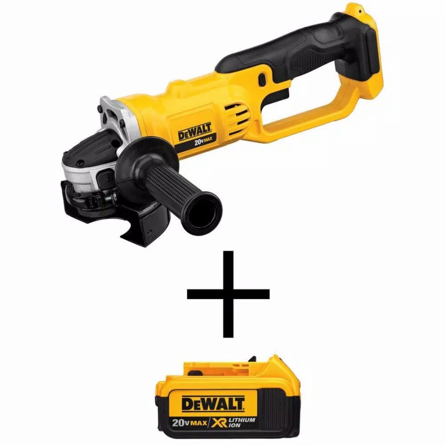 Power Tool Combo Kits * | Power Tool Combo Kits Dewalt 20-Volt Max Cordless 4-1/2 In. To 5 In. Grinder With (1) 20-Volt 4.0Ah Battery