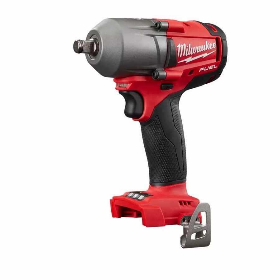 Impact Wrenches * | Impact Wrenches Milwaukee M18 Fuel 18-Volt Lithium-Ion Brushless Cordless Mid Torque 1/2 In. Impact Wrench W/ Friction Ring (Tool-Only)