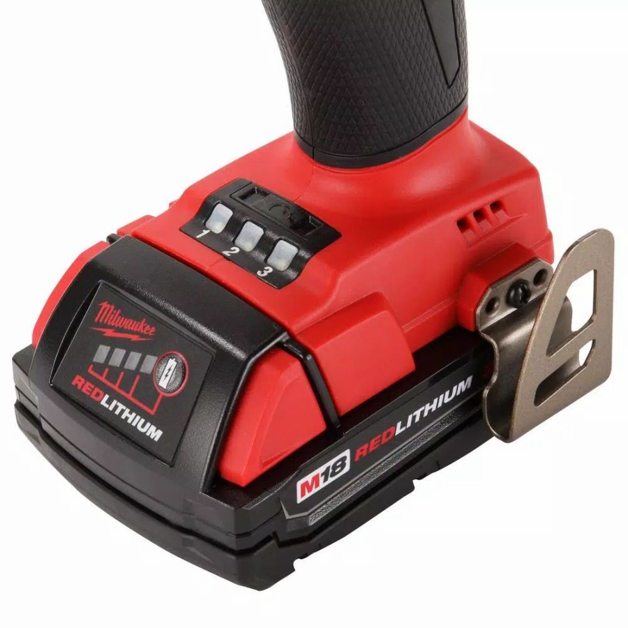 Impact Wrenches * | Impact Wrenches Milwaukee M18 Fuel 18-Volt Lithium-Ion Mid Torque Brushless Cordless 3/8 In. Impact Wrench W/ Friction Ring W/(2) 2.0Ah Batteries