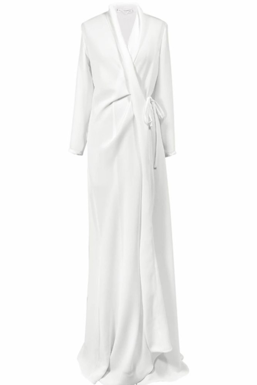 Dresses * | Edeline Lee (New) Braid Sleeve Gown