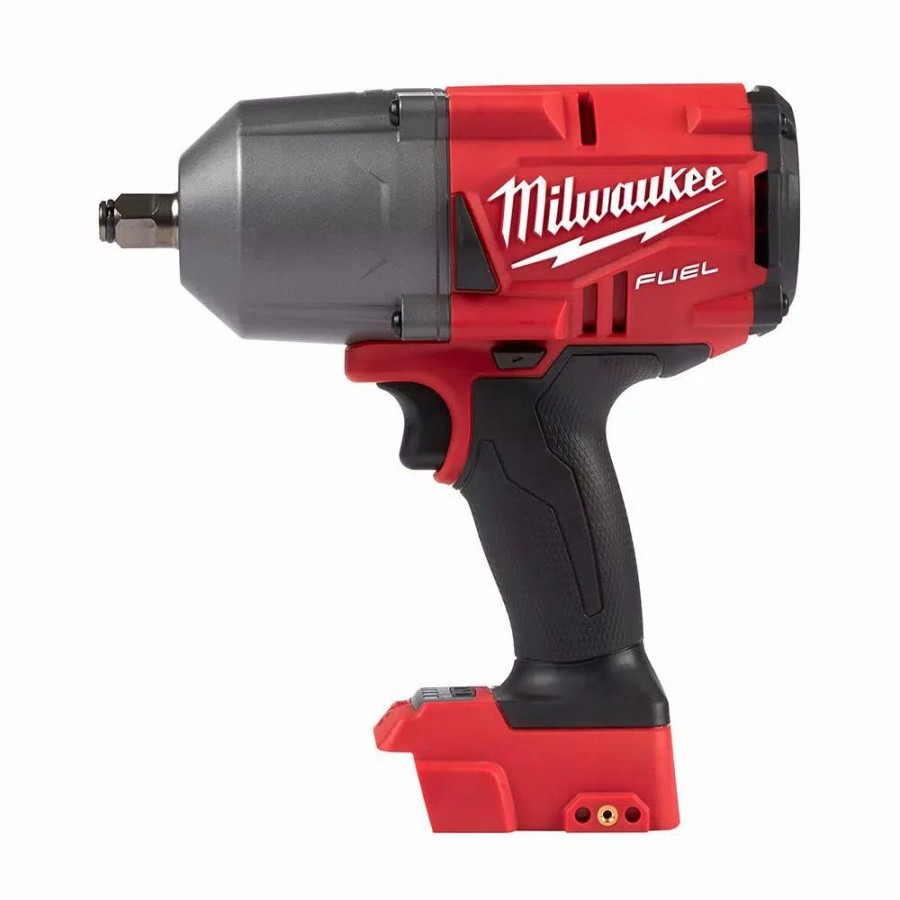 Impact Wrenches * | Impact Wrenches Milwaukee M18 Fuel 18-Volt Lithium-Ion Brushless Cordless 1/2 In. High Torque/Mid Torque/3/8 In. Impact Wrench Combo Kit (3-Tool)