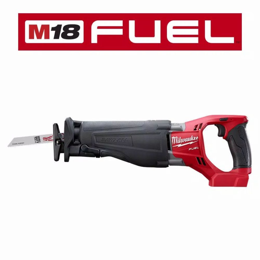 Power Tool Combo Kits * | Power Tool Combo Kits Milwaukee M18 Fuel 18-Volt Lithium-Ion Brushless Cordless Hammer Drill/Sawzall/Impact Driver Combo Kit (3-Tool)