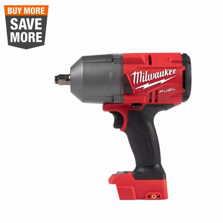 Impact Wrenches * | Impact Wrenches Milwaukee M18 Fuel 18-Volt Lithium-Ion Brushless Cordless 1/2 In. Impact Wrench With Friction Ring (Tool-Only)