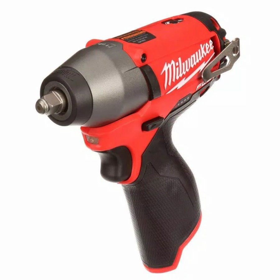 Impact Wrenches * | Impact Wrenches Milwaukee M12 Fuel 12-Volt Lithium-Ion Brushless Cordless 3/8 In. Impact Wrench (Tool-Only)