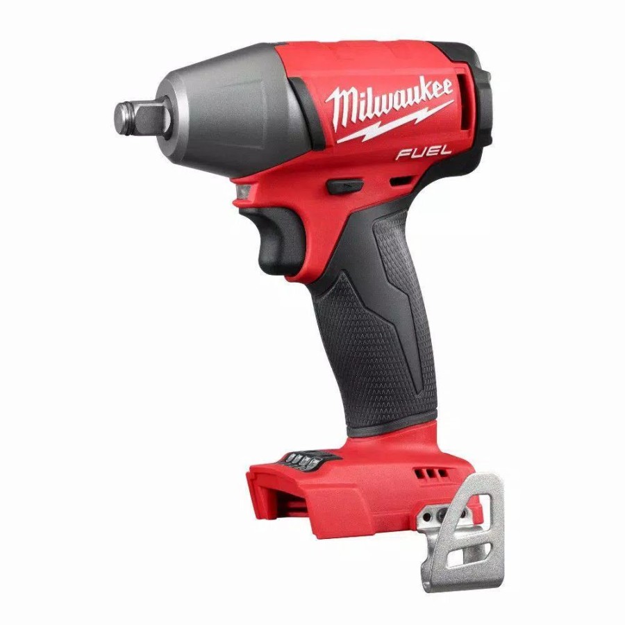 Impact Wrenches * | Impact Wrenches Milwaukee M18 Fuel 18-Volt Lithium-Ion Brushless Cordless 1/2 In. Impact Wrench With Friction Ring (Tool-Only)