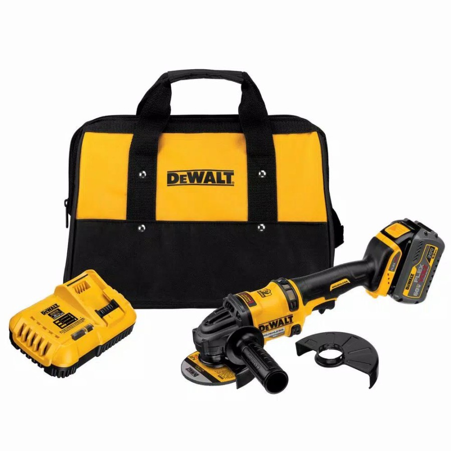 Power Tool Combo Kits * | Power Tool Combo Kits Dewalt Flexvolt 60-Volt Max Cordless Brushless Reciprocating Saw With (1) Flexvolt 6.0Ah Battery & 1/2 In. Impact Wrench