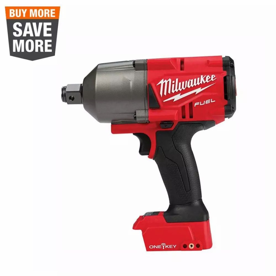 Impact Wrenches * | Impact Wrenches Milwaukee M18 Fuel One-Key 18-Volt Lithium-Ion Brushless Cordless 3/4 In. Impact Wrench With Friction Ring (Tool-Only)