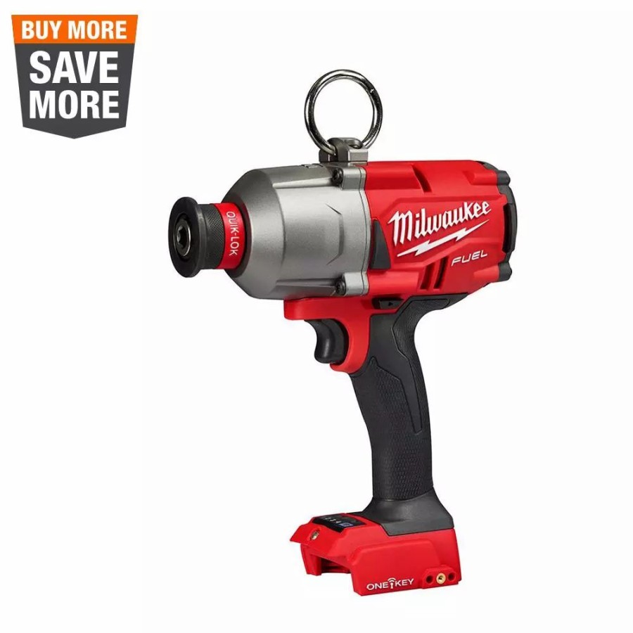 Impact Wrenches * | Impact Wrenches Milwaukee M18 Fuel One-Key 18-Volt Lithium-Ion Brushless Cordless 7/16 In. Hex High Torque Impact Wrench (Tool-Only)