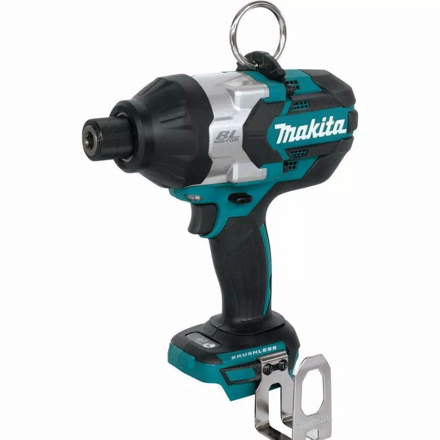 Impact Wrenches * | Impact Wrenches Makita 18-Volt Lxt Lithium-Ion Brushless Cordless High Torque 7/16 In. Hex Utility Impact Wrench (Tool Only)