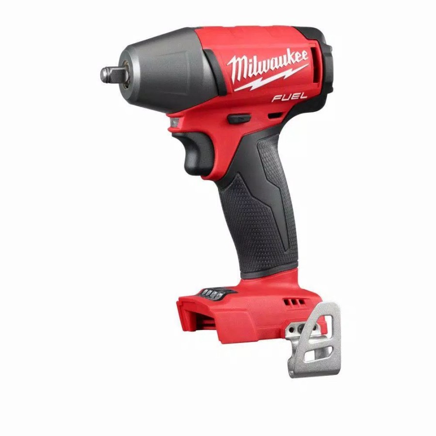 Impact Wrenches * | Impact Wrenches Milwaukee M18 Fuel 18-Volt Lithium-Ion Brushless Cordless 3/8 In. Compact Impact Wrench With Friction Ring (Tool-Only)