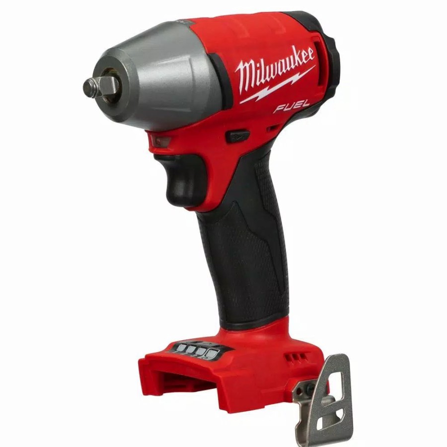 Impact Wrenches * | Impact Wrenches Milwaukee M18 Fuel 18-Volt Lithium-Ion Brushless Cordless 3/8 In. Compact Impact Wrench With Friction Ring (Tool-Only)