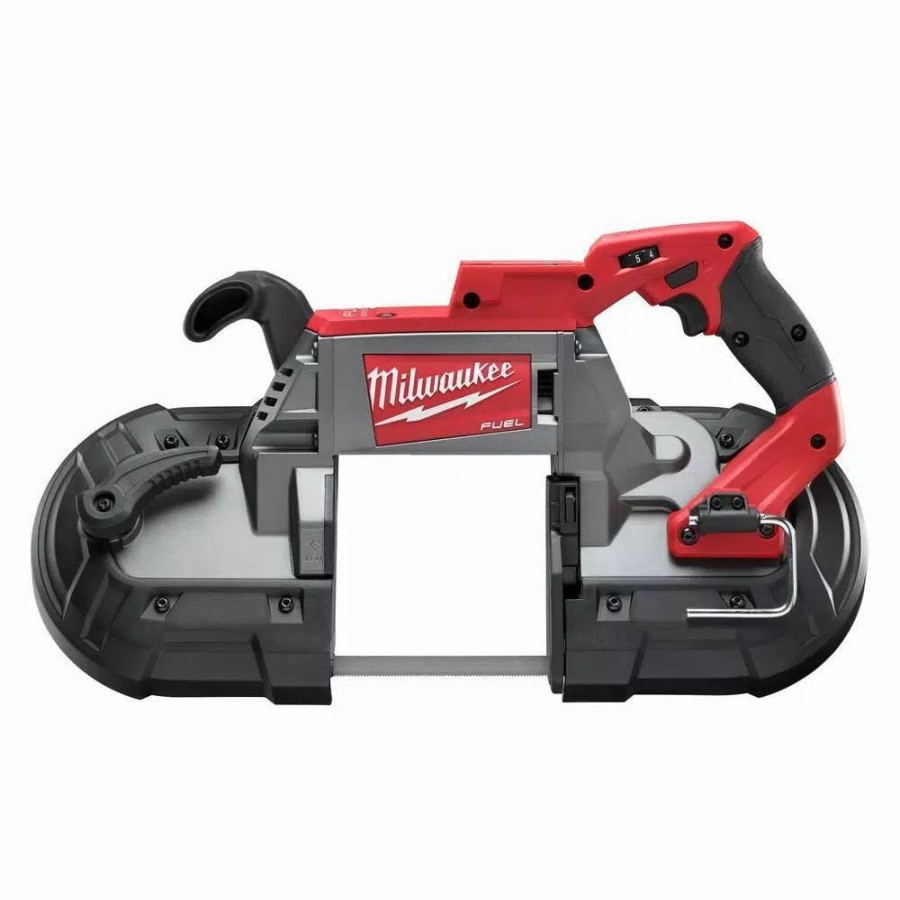 Power Tool Combo Kits * | Power Tool Combo Kits Milwaukee M18 Fuel 18-Volt Lithium-Ion Brushless Cordless Hammer Drill/Band Saw/Impact Driver Combo Kit (3-Tool) W/ 4-Batteries