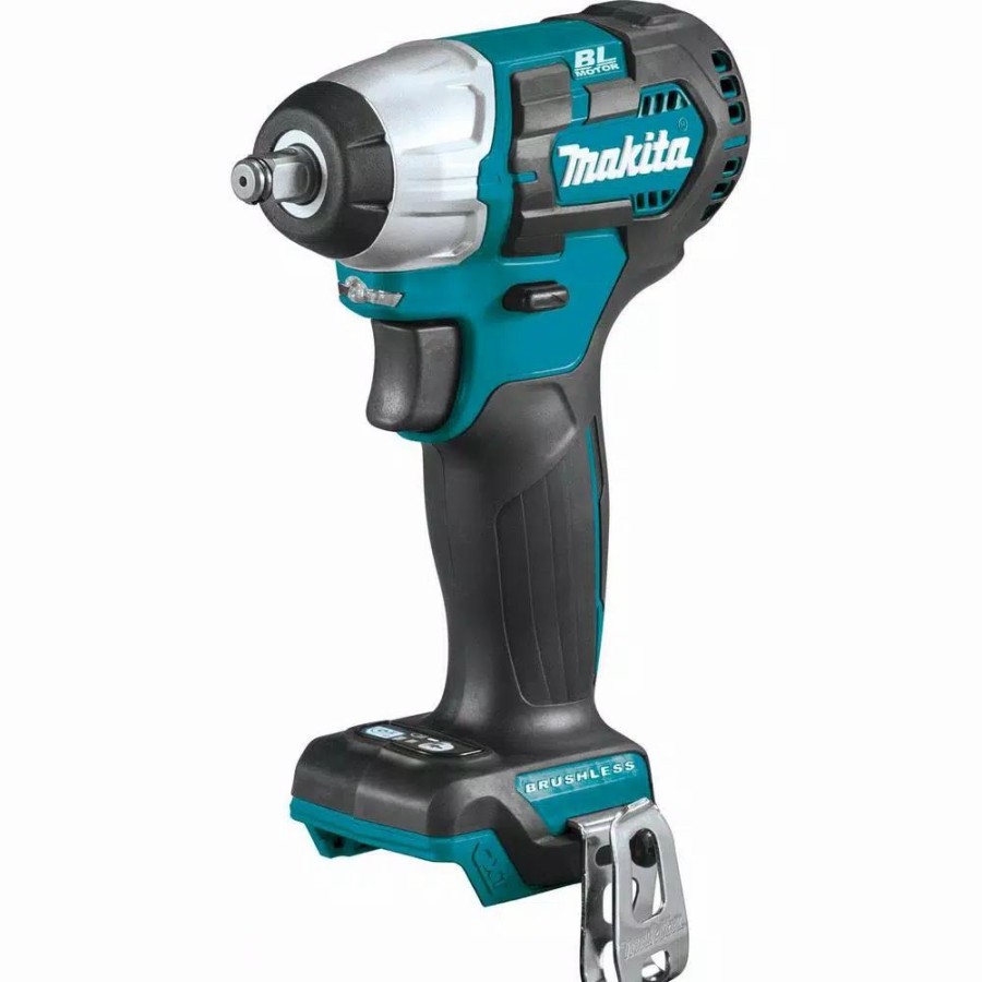 Impact Wrenches * | Impact Wrenches Makita 12-Volt Max Cxt Lithium-Ion Brushless Cordless 3/8 In. Sq. Drive Impact Wrench, Tool Only