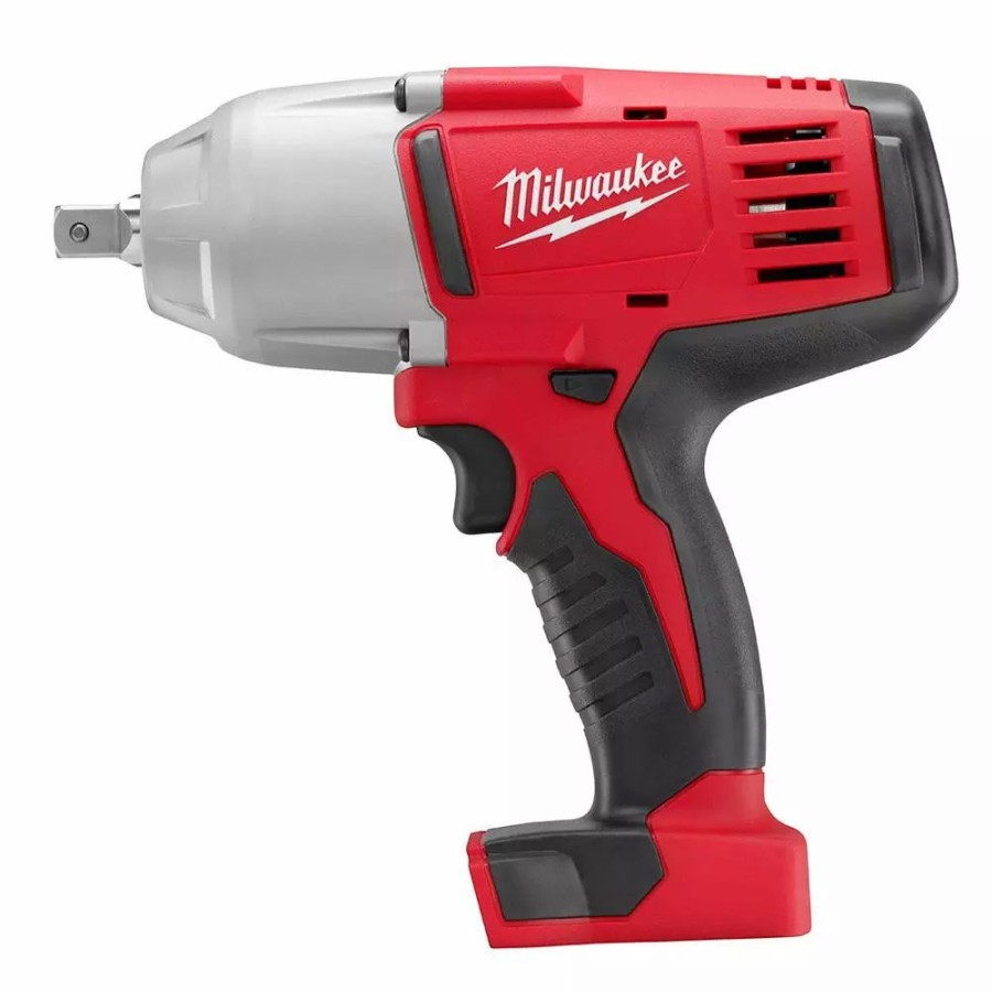 Impact Wrenches * | Impact Wrenches Milwaukee M18 18-Volt Lithium-Ion Cordless 1/2 In. Impact Wrench W/ Pin Detent (Tool Only)