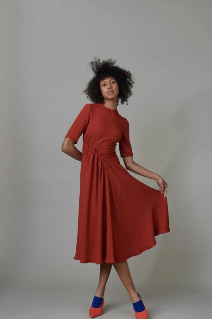 Dresses * | Edeline Lee (New) Pina Sleeve Dress