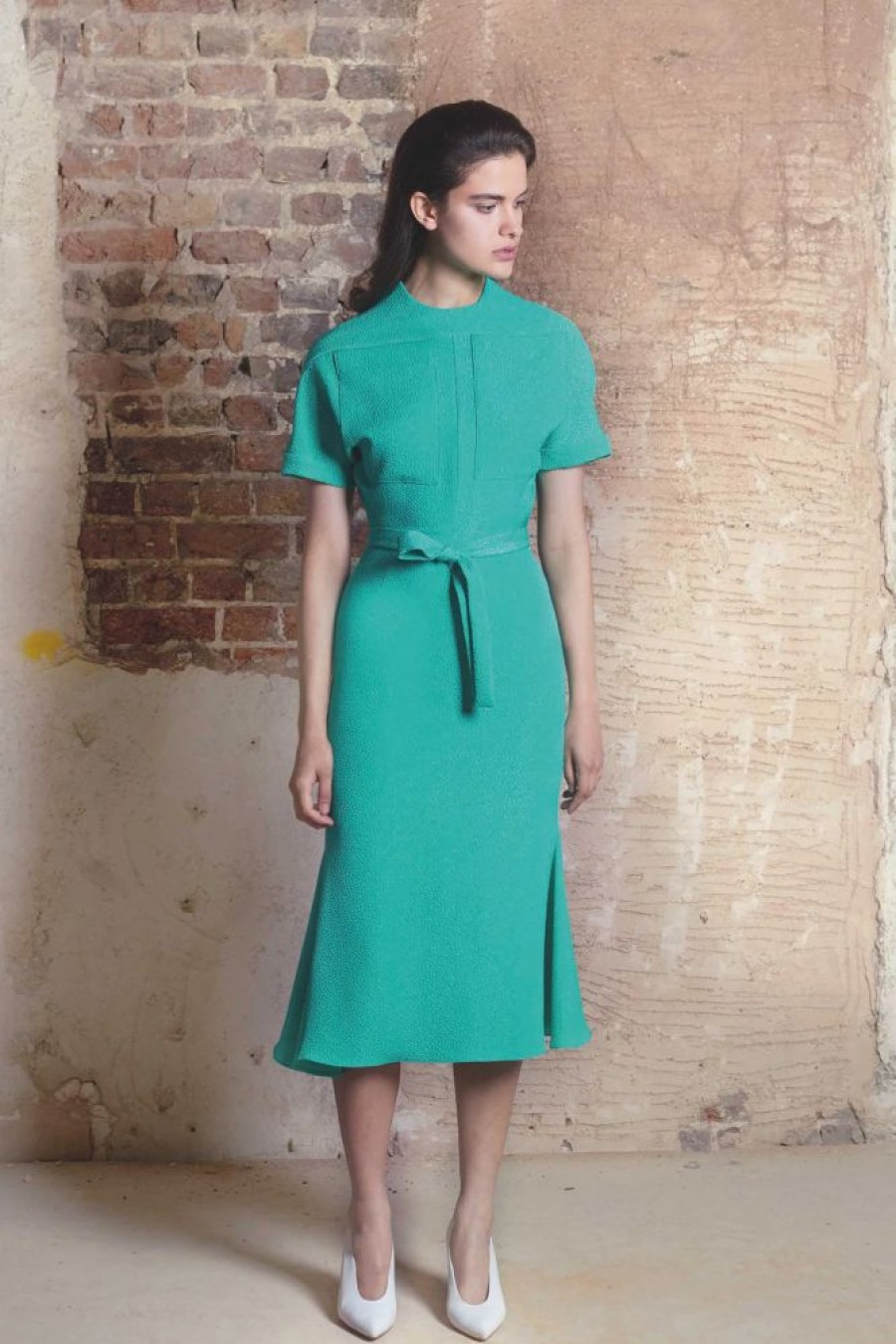 Dresses * | Edeline Lee (New) Pocket Puppet Dress