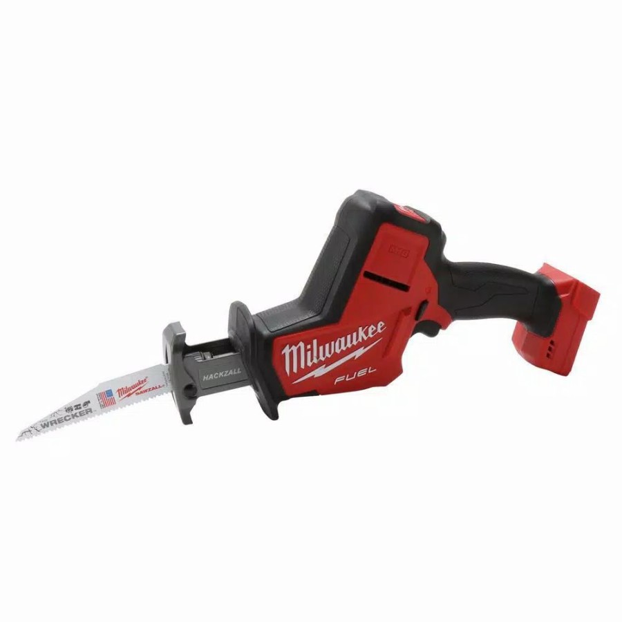 Power Tool Combo Kits * | Power Tool Combo Kits Milwaukee M18 Fuel 18-Volt Lithium-Ion Brushless Cordless Hammer Drill/Hackzall/ Impact Driver Combo Kit (3-Tool) 4-Batteries