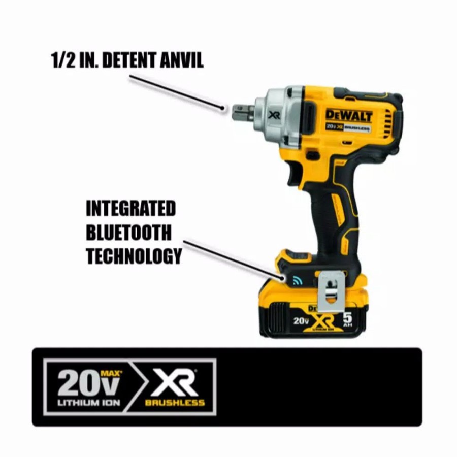 Impact Wrenches * | Impact Wrenches Dewalt 20-Volt Max Xr Cordless ...