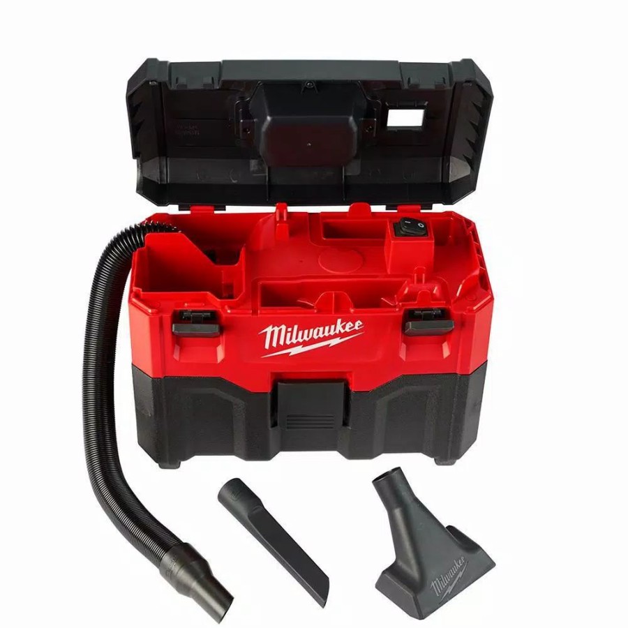 Power Tool Combo Kits * | Power Tool Combo Kits Milwaukee M18 18-Volt Lithium-Ion Cordless Combo Tool Kit (6-Tool) W/ Wet/Dry Vacuum And Additional 5.0Ah Battery