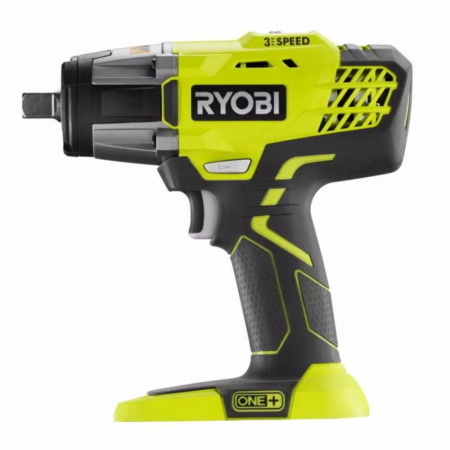 Impact Wrenches * | Impact Wrenches Ryobi 18-Volt One+ Cordless 3-Speed 1/2 In. Impact Wrench (Tool-Only)