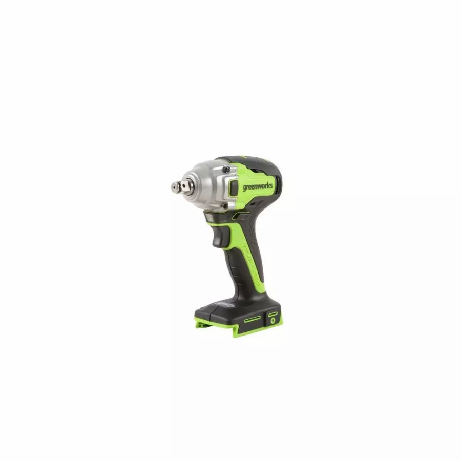 Impact Wrenches * | Impact Wrenches Greenworks 24-Volt Battery Cordless Brushless 1/2 In. Impact Wrench, Battery Not Included Iw24L00